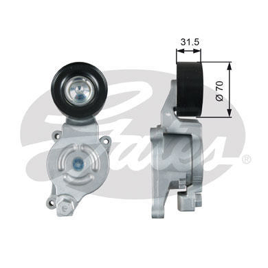 Alternativ bild 0 för Remsträckare, flerspårsrem Gates