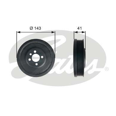 Alternativ bild 0 för Vevaxelremskiva