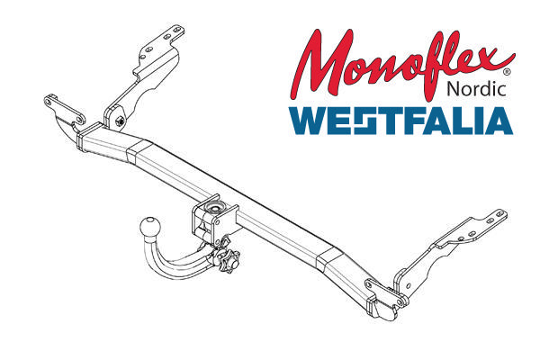 Westfalia Dragkrok med avtagbar kula