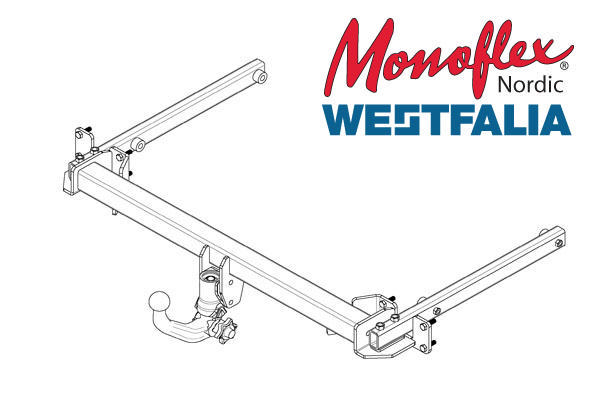 Westfalia Dragkrok med avtagbar kula