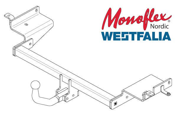 Westfalia Dragkrok med fast kula