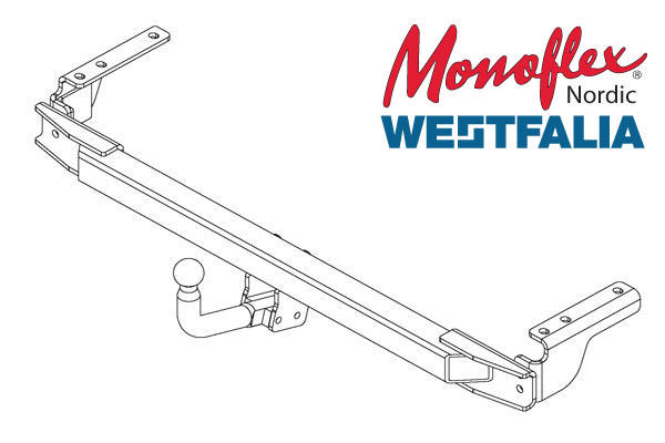 Westfalia Dragkrok med fast kula