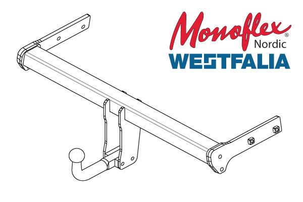 Westfalia Dragkrok med fast kula