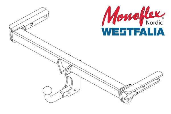 Westfalia Dragkrok med fast kula