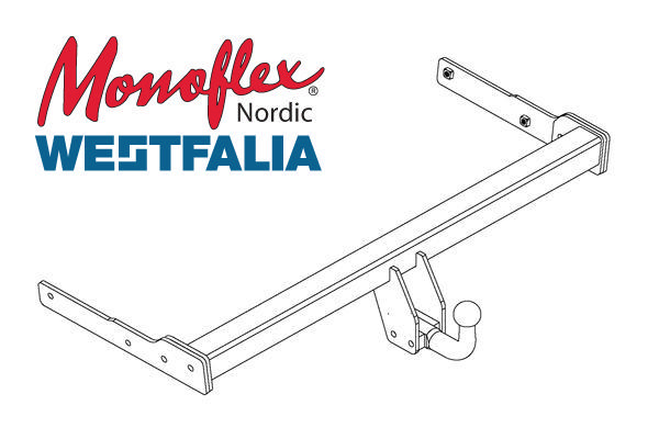 Westfalia Dragkrok med fast kula