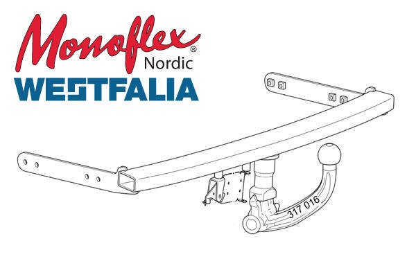 Westfalia Dragkrok med avtagbar kula