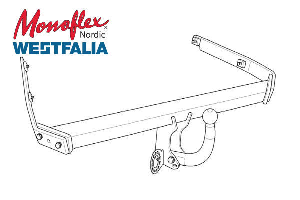Westfalia Dragkrok med fast kula