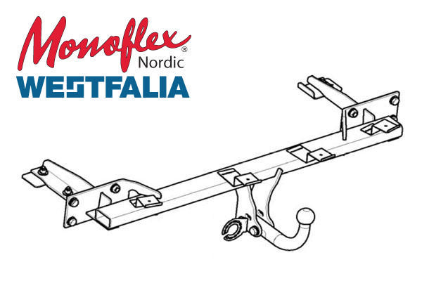 Westfalia Dragkrok med fast kula