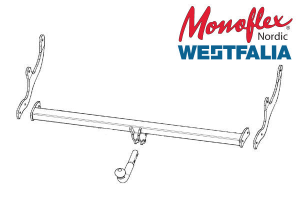 Westfalia Dragkrok med fast kula