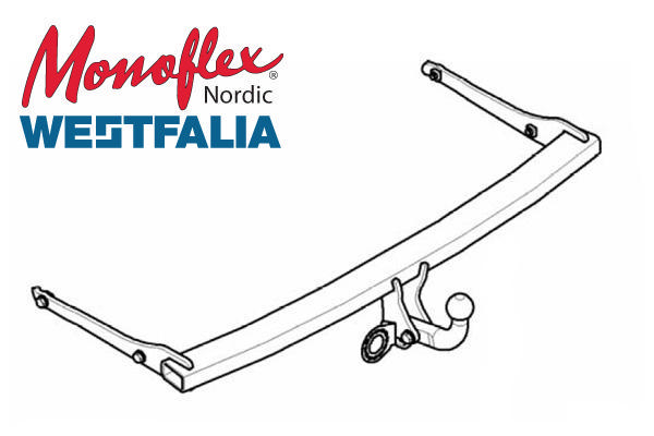 Westfalia Dragkrok med fast kula