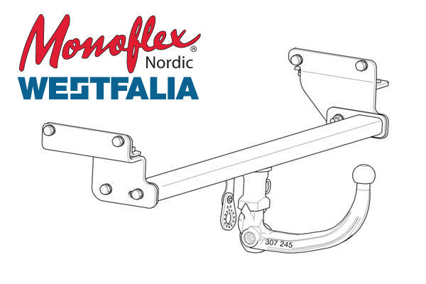 Westfalia Dragkrok med avtagbar kula