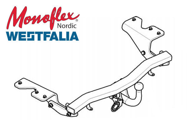 Alternativ bild 0 för Westfalia Dragkrok med fast kula