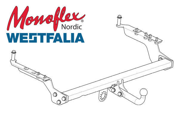 Westfalia Dragkrok med fast kula