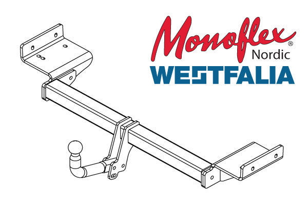 Alternativ bild 0 för Westfalia Dragkrok med fast kula