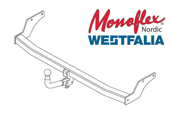 Westfalia Dragkrok med fast kula