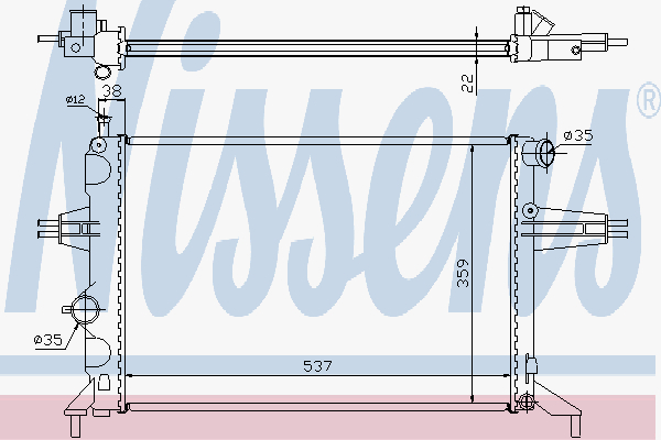 Alternativ bild 0 för Kylare Nissens