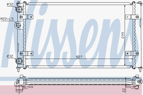 Alternativ bild 0 för Kylare Nissens