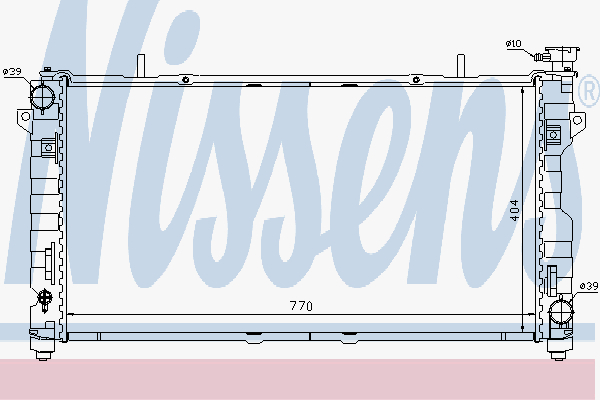 Alternativ bild 0 för Kylare Nissens