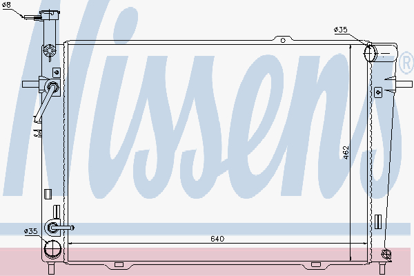 Alternativ bild 0 för Kylare Nissens