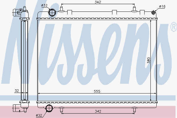 Alternativ bild 0 för Kylare Nissens