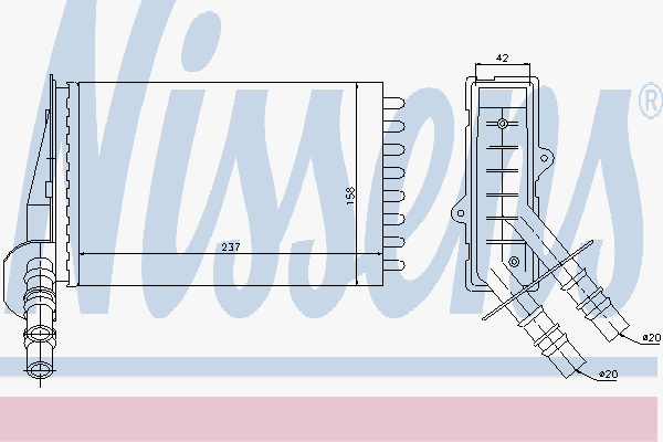 Alternativ bild 0 för Värmeelement Nissens