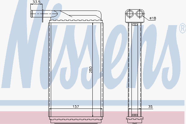 Alternativ bild 0 för Värmeelement Nissens