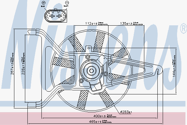 Alternativ bild 0 för Fläkt, kylare