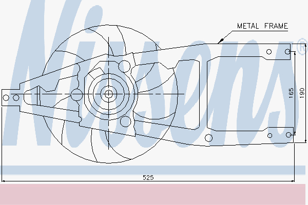 Alternativ bild 0 för Fläkt, kylare