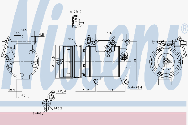Alternativ bild 0 för Kompressor Nissens