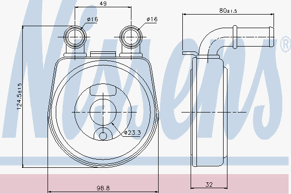 Alternativ bild 0 för Oljekylare