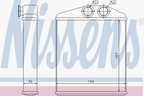 Alternativ bild 0 för Värmeelement Nissens