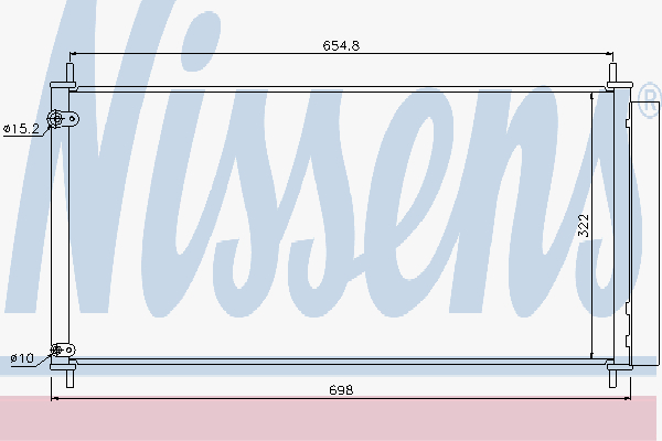 Alternativ bild 0 för Kondensor Nissens