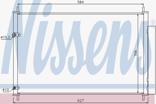 Alternativ bild 0 för Kondensor Nissens