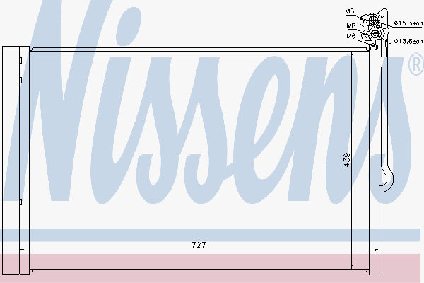 Alternativ bild 0 för Kondensor Nissens