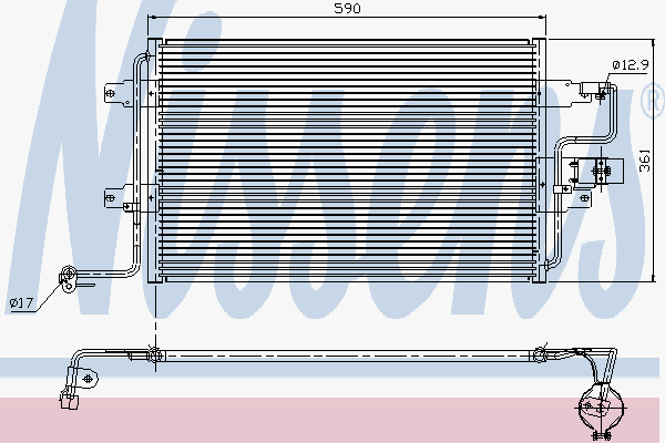 Alternativ bild 0 för Kondensor Nissens