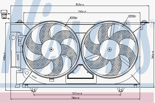 Alternativ bild 0 för Fläkt, kylare