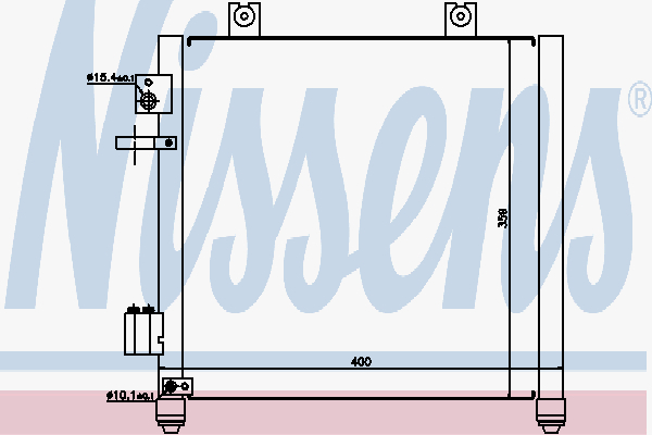 Alternativ bild 0 för Kondensor Nissens