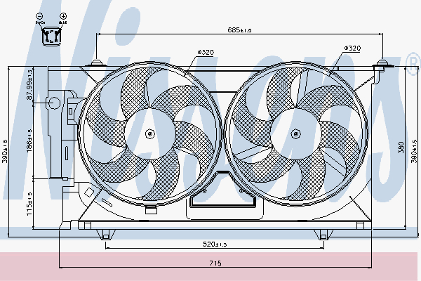 Alternativ bild 0 för Fläkt, kylare