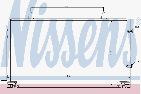 Alternativ bild 0 för Kondensor Nissens
