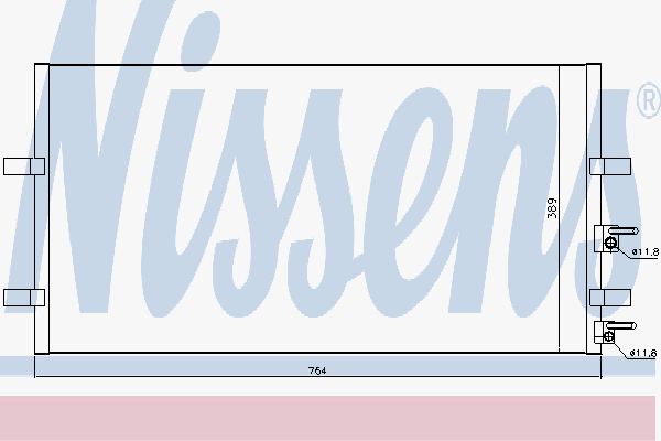 Alternativ bild 0 för Kondensor Nissens