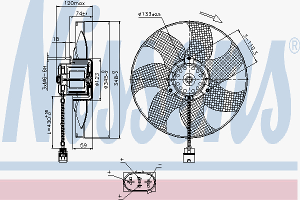 Alternativ bild 0 för Fläkt, kylare