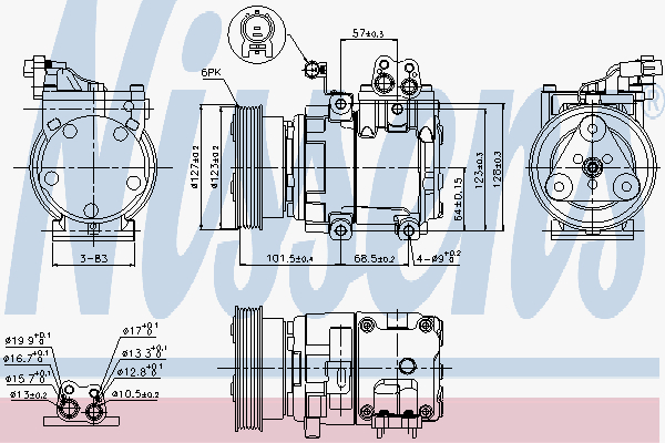 Alternativ bild 0 för Kompressor Nissens