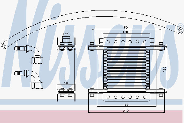 Alternativ bild 0 för Oljekylare