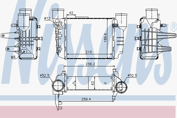 Alternativ bild 0 för Laddluftkylare