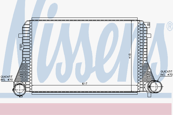 Alternativ bild 0 för Laddluftkylare Nissens