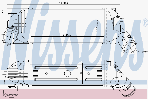 Alternativ bild 0 för Laddluftkylare