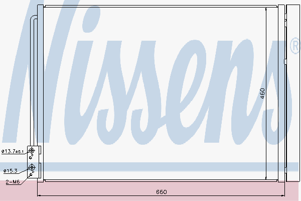 Alternativ bild 0 för Kondensor Nissens