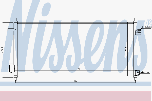 Alternativ bild 0 för Kondensor Nissens