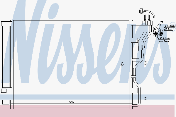 Alternativ bild 0 för Kondensor Nissens