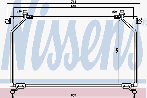 Alternativ bild 0 för Kondensor Nissens